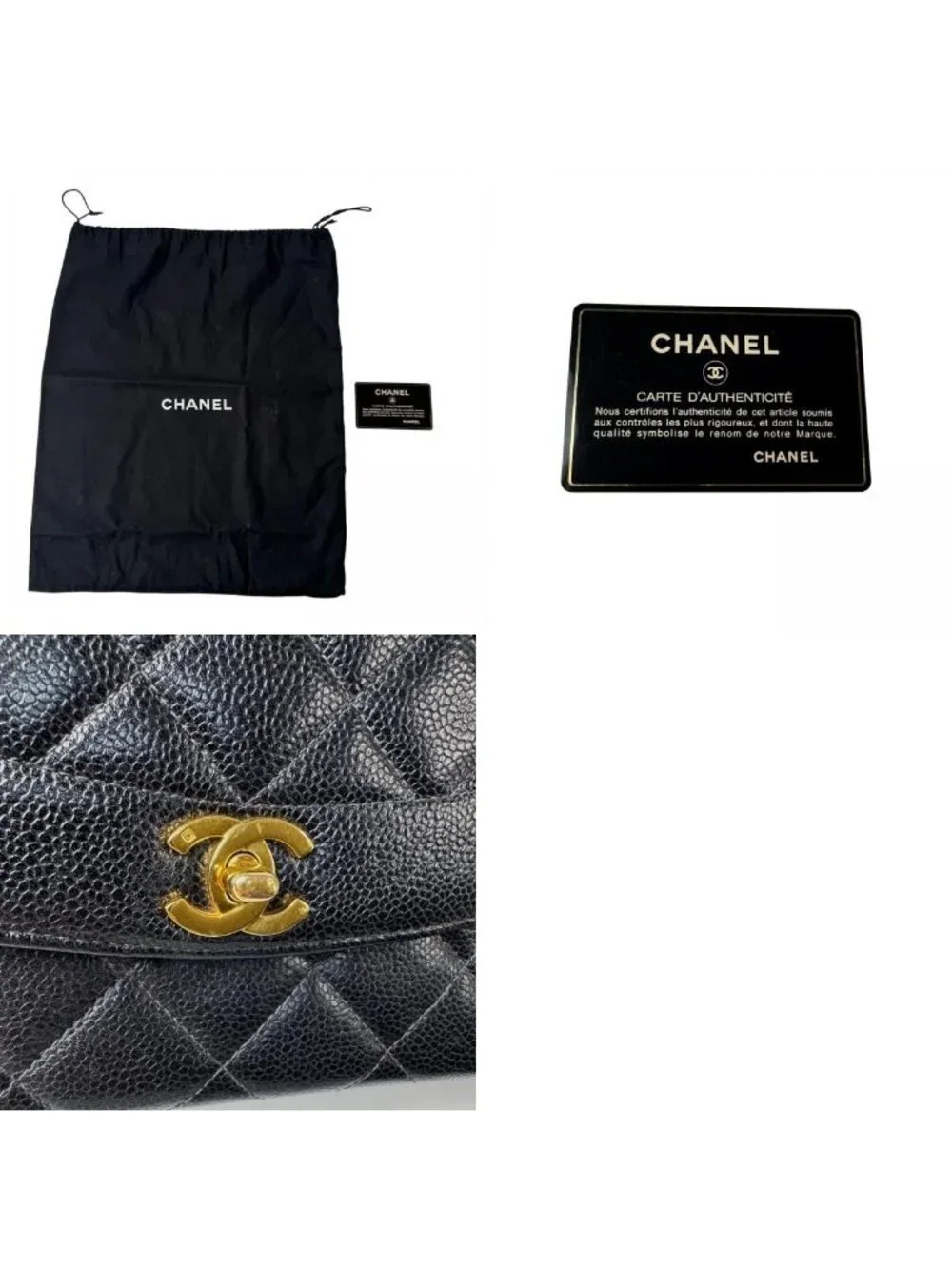 Chanel Diana Flap Quilted 25 Caviar Leather Chain Shoulder Bag